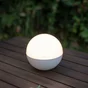 Ampoule boule extérieur Caspe, usb + solaire, IP54, 1300 lumens, INSPIRE