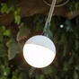 Ampoule boule extérieur Caspe, usb + solaire, IP54, 1300 lumens, INSPIRE