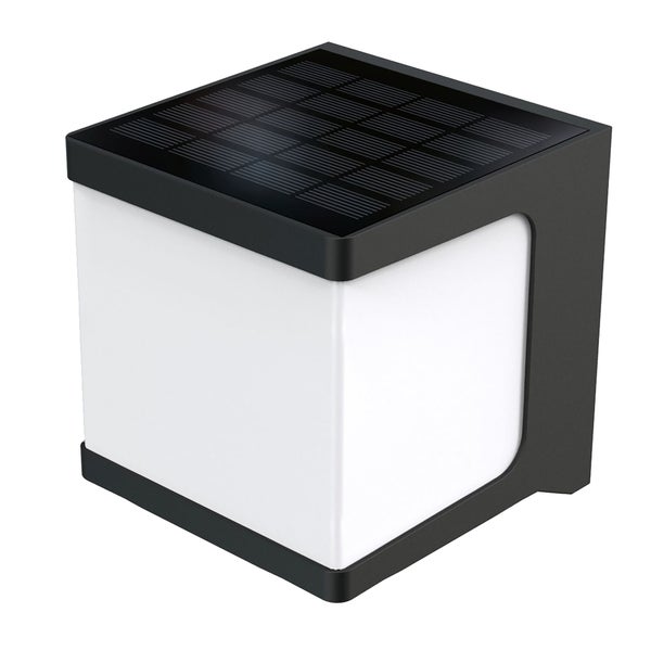 Applique exterieur solaire prospe detection 1000 lumens noir inspire