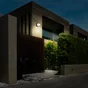 Applique exterieur solaire prospe detection 1000 lumens noir inspire