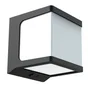 Applique exterieur solaire prospe detection 1000 lumens noir inspire