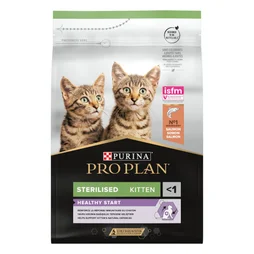 Croquette chaton sterilise proplan healthy start saumon 3kg