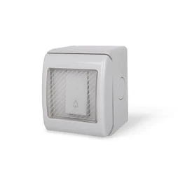 Bouton de sonnette filaire SCS SENTINEL, blanc