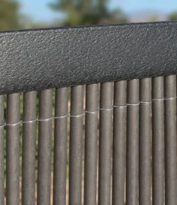 Profil de finition, anthracite, 1m, NATERIAL