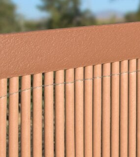Profil de finition, marron clair, 1m, NATERIAL
