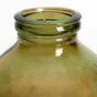 Vase en verre recyclé, OXANE, diam.25 cm, jaune/vert
