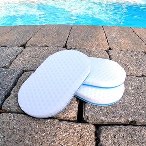 Lot de 3 tampons pour brosse de ligne d'eau NATERIAL