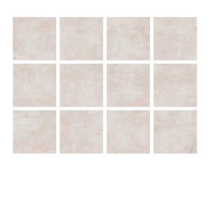 Carrelage sol effet beton beige, l.33.3 x L.33.3 cm ARTENS shala, 1,66m2