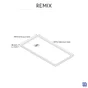 Receveur de douche extraplat L.160 x l.80 cm