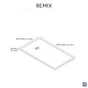 Receveur de douche extraplat L.160 x l.90 cm