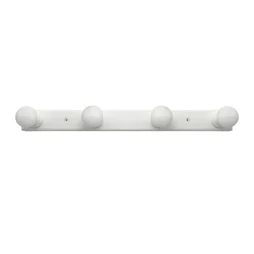 Porte manteau, olga 4 Crochet, blanc