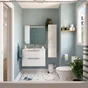 Miroir lumineux rectangulaire l.80 x H.70 cm Essential, sensitif