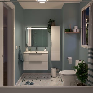 Miroir lumineux rectangulaire l.80 x H.70 cm Essential, sensitif