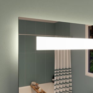 Miroir lumineux rectangulaire l.80 x H.70 cm Essential, sensitif