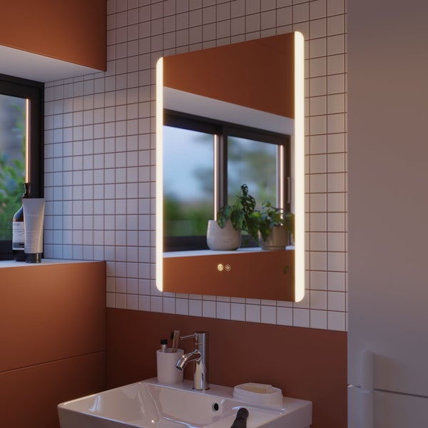 Miroir lumineux rectangulaire l.50 x H.70 cm Easy SENSEA