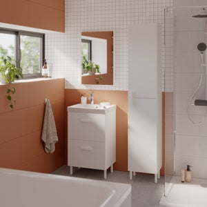 Miroir lumineux rectangulaire l.50 x H.70 cm Easy SENSEA