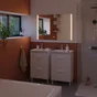 Miroir lumineux rectangulaire l.100 x H.70 cm Easy