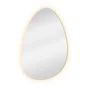 Miroir lumineux galet l.60 x H.80 cm Modern, anti-buée, variateur intensité SENSEA