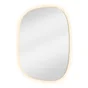 Miroir lumineux ovale l.65 x H.80 cm Modern, anti-buée, variateur intensité