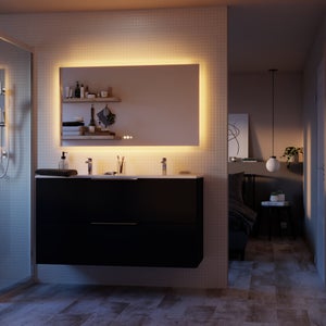 Miroir lumineux rectangulaire l.120 x H.70 cm Neo line SENSEA
