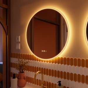 Miroir lumineux rond Diam.60 cm Neo line