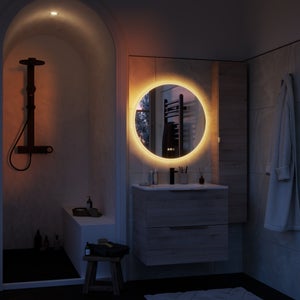 Miroir lumineux rond Diam.75 cm Neo line