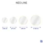 Miroir lumineux rond Diam.90 cm Neo line