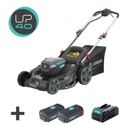 Tondeuse STERWINS, 100 W 36 V, l.51 cm avec 2 batteries