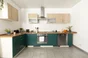 Rouleau adhesif decoratif uni mat, mallard green, vert colvert, 45 cm x 200 cm
