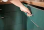 Rouleau adhesif decoratif uni mat, mallard green, vert colvert, 45 cm x 200 cm