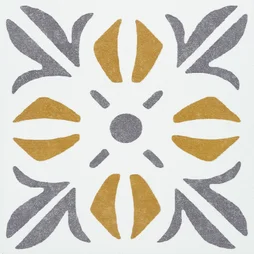 6 credences adhesives dalles murales adhesives Wall Tiles, cubia jaune, 15.2 cm