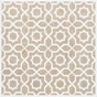 6 credences adhesives dalles murales adhesives Wall Tiles, lina beige, 15.2 cm x