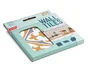6 credences adhesives dalles murales adhesives Wall Tiles, nadia jaune, 15.2 cm
