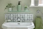 6 credences adhesives dalles murales adhesives Wall Tiles, nadia sauge, 15.2 cm