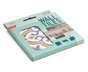 6 credences adhesives dalles murales adhesives Wall Tiles, jamila jaune, 15.2 cm