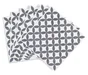 6 credences adhesives dalles murales adhesives Wall Tiles, amira gris, 15.2 cm x