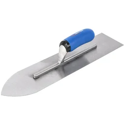 Platoir flamand en inox et manche en plastique 10 x 45 cm dexter