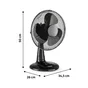 Ventilateur à poser MOE 4 30 cm 40 w EQUATION noir