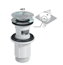 Bonde clic-clac pour lavabo de salle de bain, EQUATION