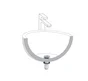 Bonde clic-clac pour lavabo de salle de bain, EQUATION