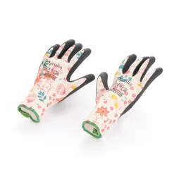 Gants fleur rose GEOLIA T7 S