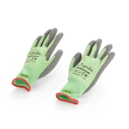 Paire de  gants tactile pour les travaux de jardinage polyuréthane, T unique GEOLIA