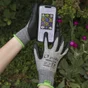 Paire de  gants tactile pour les travaux de jardinage mousse de nitrile, T 8 GEOLIA