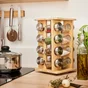 Etagère à épices marron DELINIA