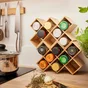 Etagère à épices marron DELINIA