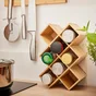 Etagère à épices marron DELINIA