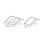 Range-couverts blanc l.44.2 x P.33.2 cm x H.6.2 cm DELINIA