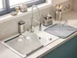 Porte-ustensiles inox gris / argent