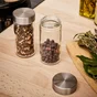 Lot de 2 pots à épices couvercle inox DELINIA