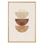 Image encadrée Formes dorées, CEANOTHE 65 x 97 cm